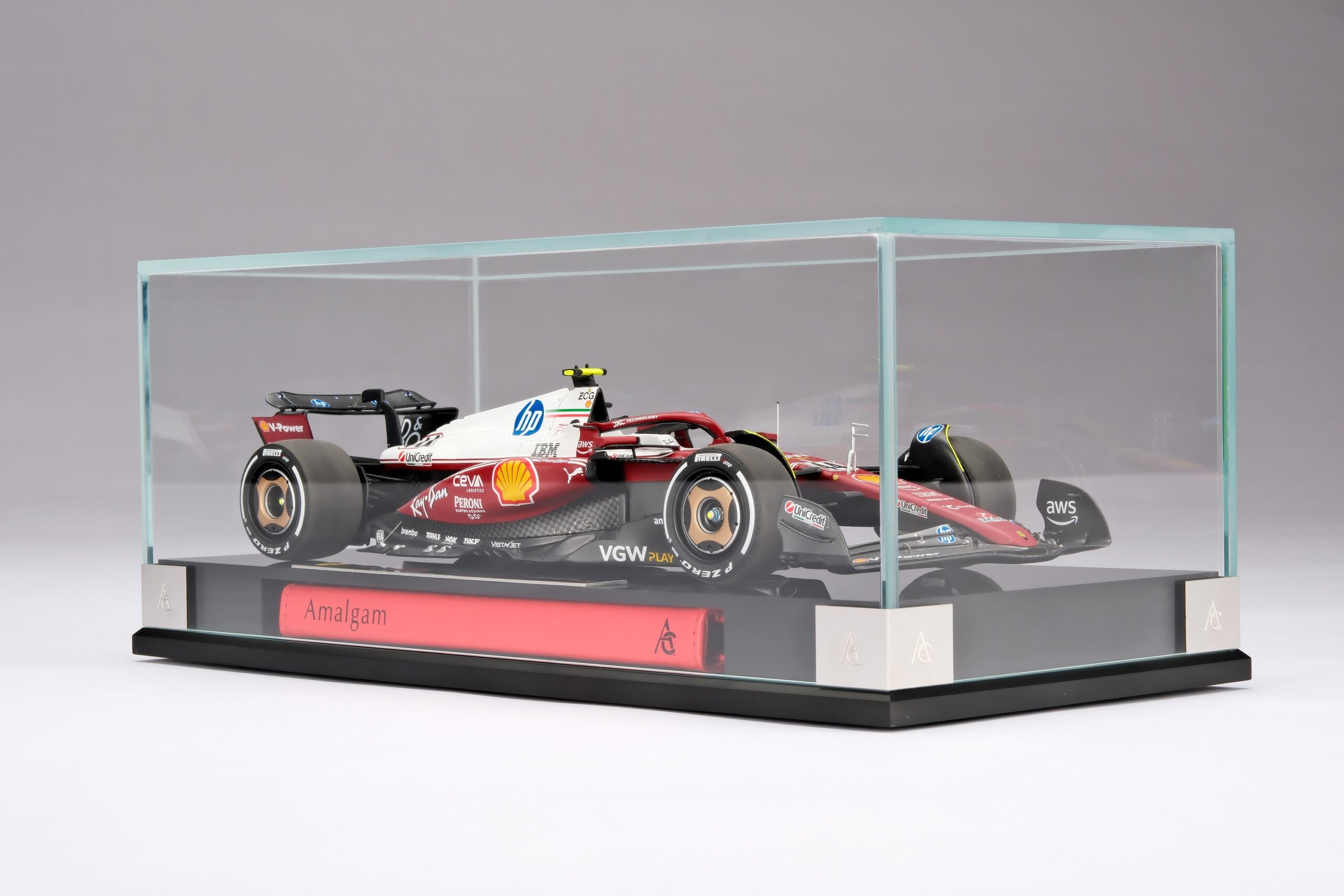 Amalgam Ferrari SF-25 2025 Italian Grand Prix - Lewis Hamilton - Rot | 1:18 – Bild 20