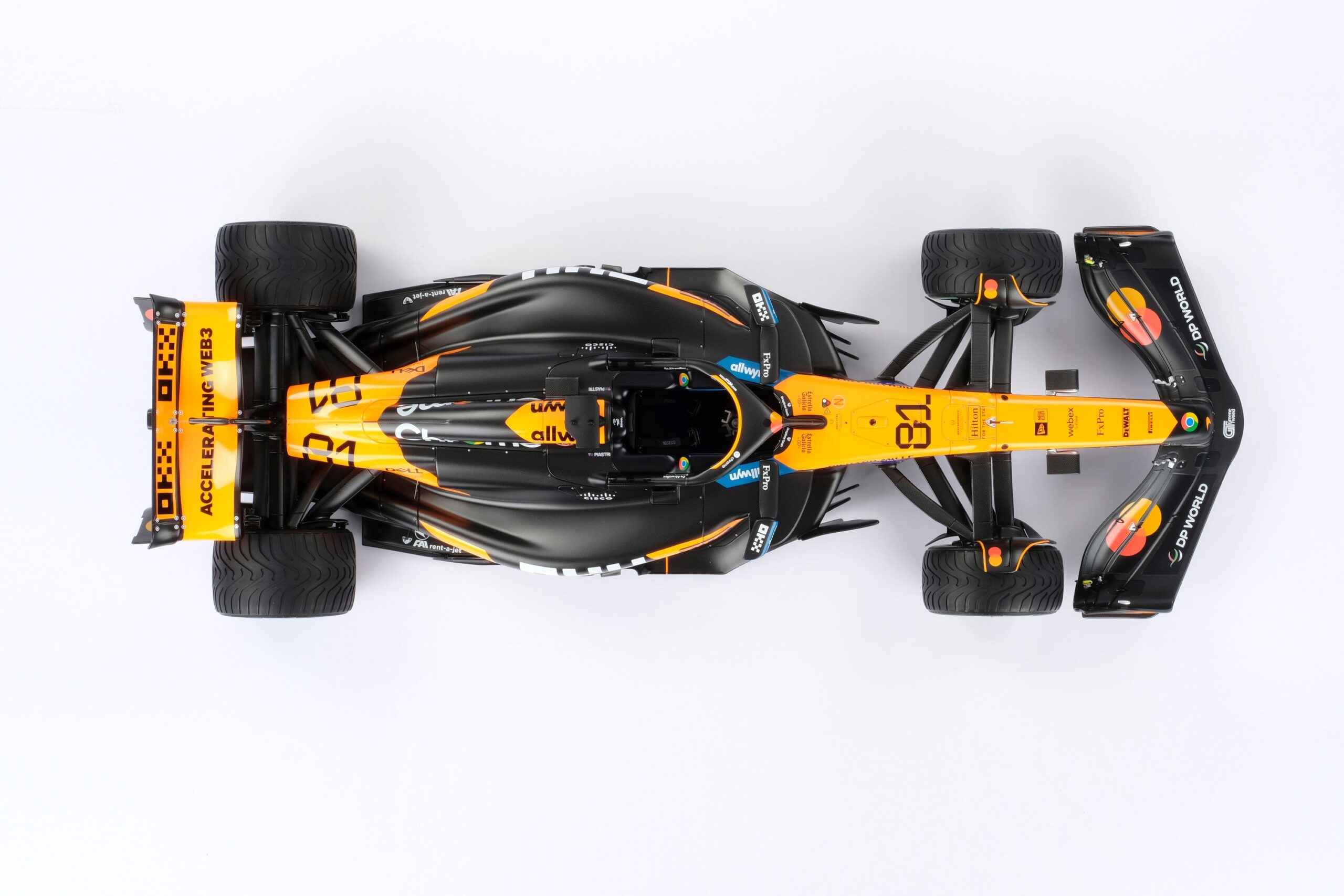 Amalgam McLaren MCL39 2025 Australian Grand Prix - Papaya-Orange | 1:8 - Image 21