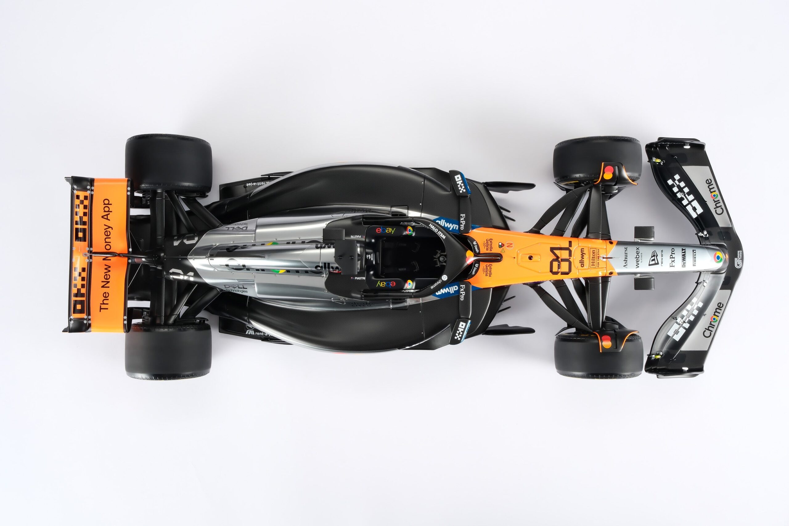 Amalgam McLaren MCL39 2025 British Grand Prix - Chrom / Orange | 1:8 - Image 39