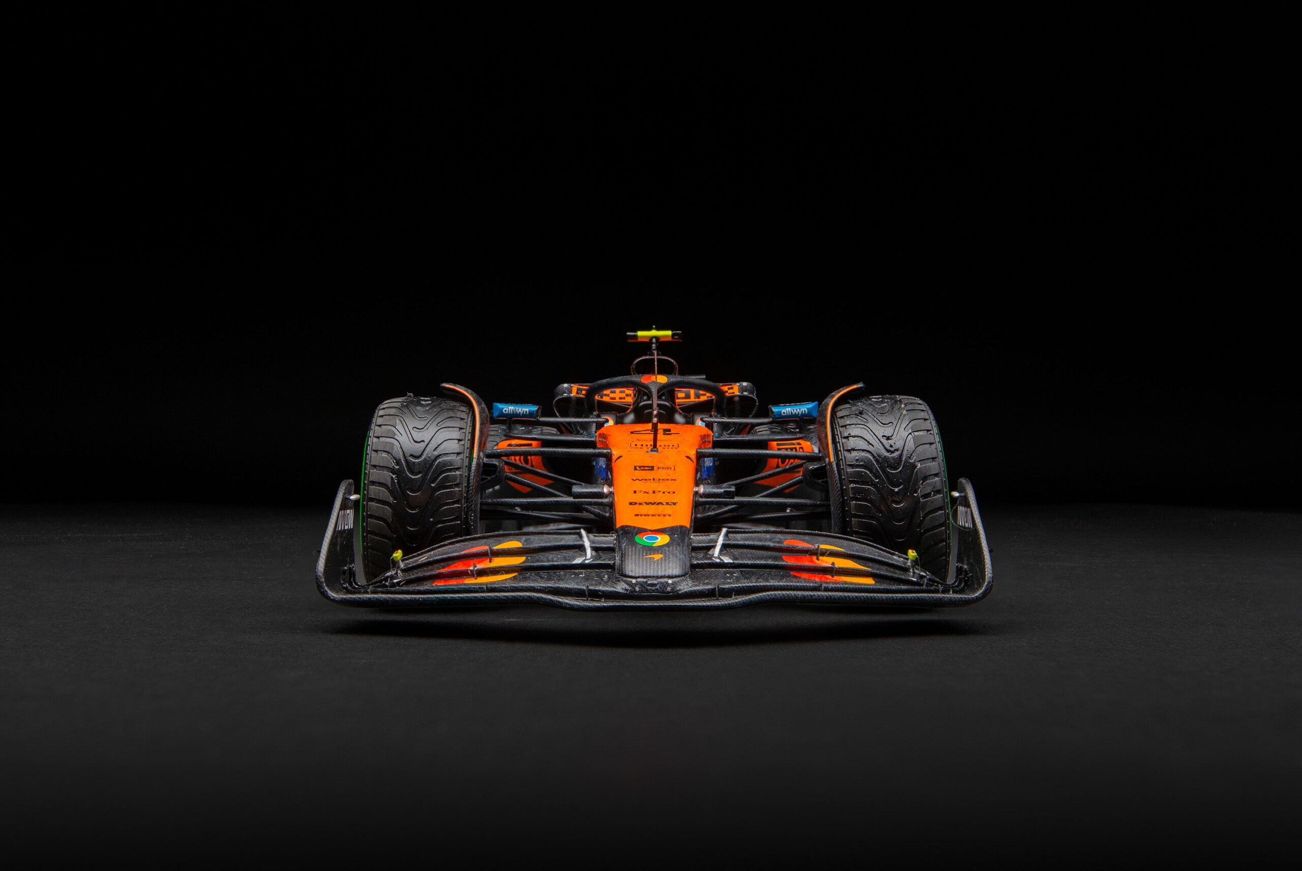 Amalgam McLaren MCL39 Australian Grand Prix Lando Norris Race Weathered - Papaya / Anthrazit | 1:18 – Bild 7