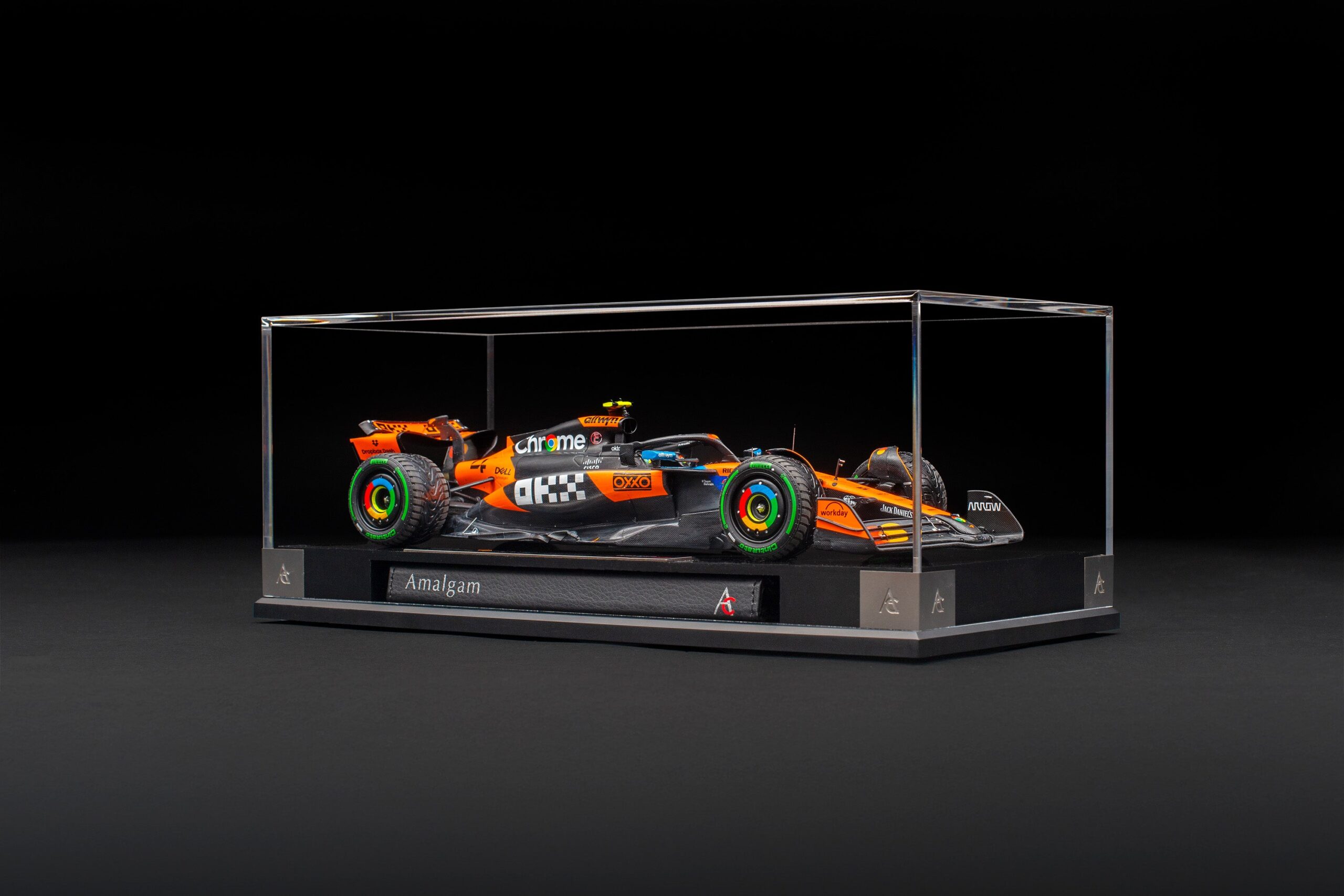 Amalgam McLaren MCL39 Australian Grand Prix Lando Norris Race Weathered - Papaya / Anthrazit | 1:18 – Bild 16