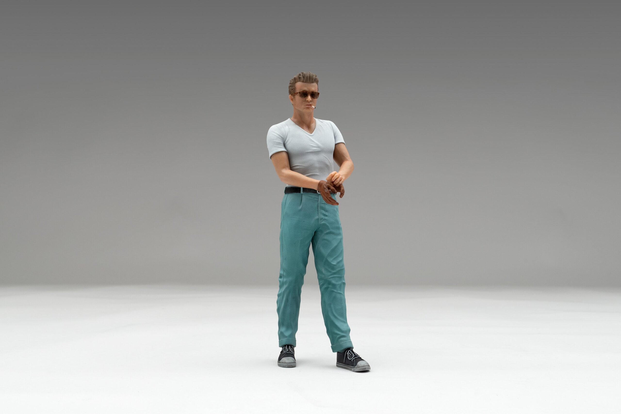 Amalgam Porsche 550 RS Spyder 'Little Bastard' (1955) James Dean Figure Edition - Silber | 1:8 - Image 5