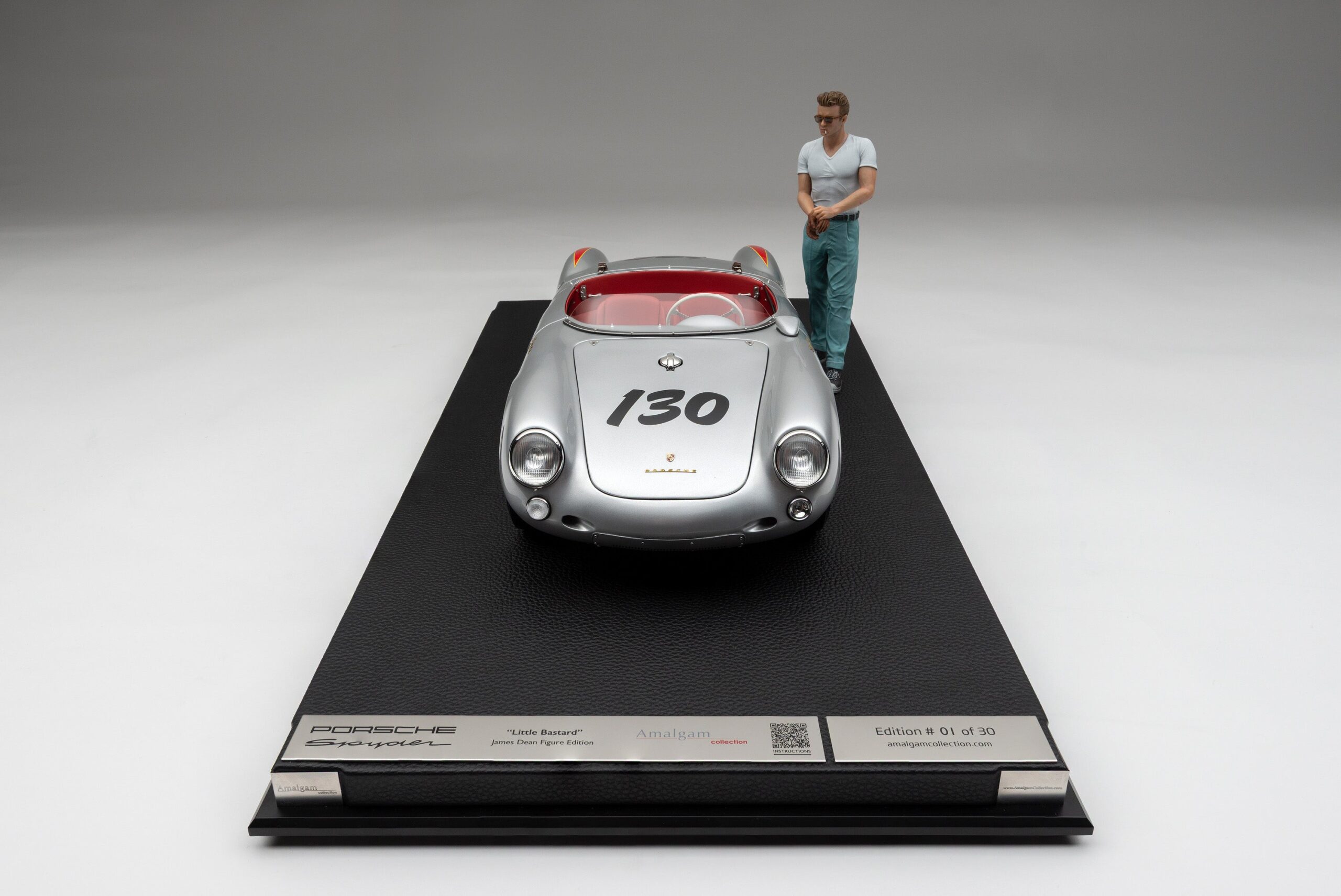 Amalgam Porsche 550 RS Spyder 'Little Bastard' (1955) James Dean Figure Edition - Silber | 1:8 - Image 20