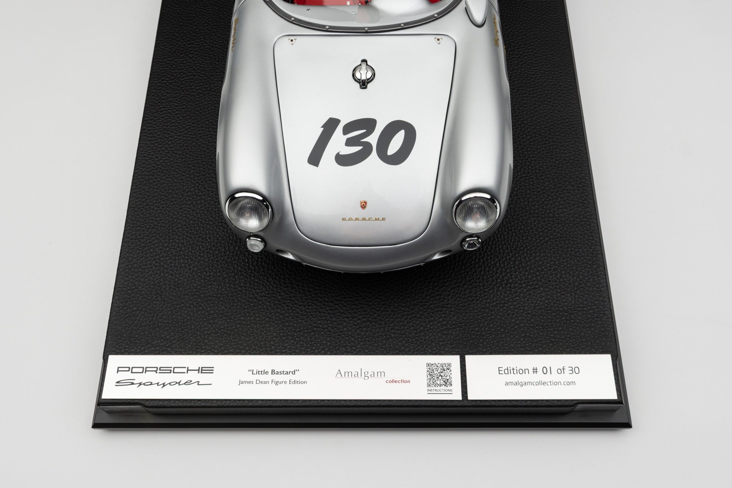 Amalgam Porsche 550 RS Spyder 'Little Bastard' (1955) James Dean Figure Edition - Silber | 1:8 - Image 21