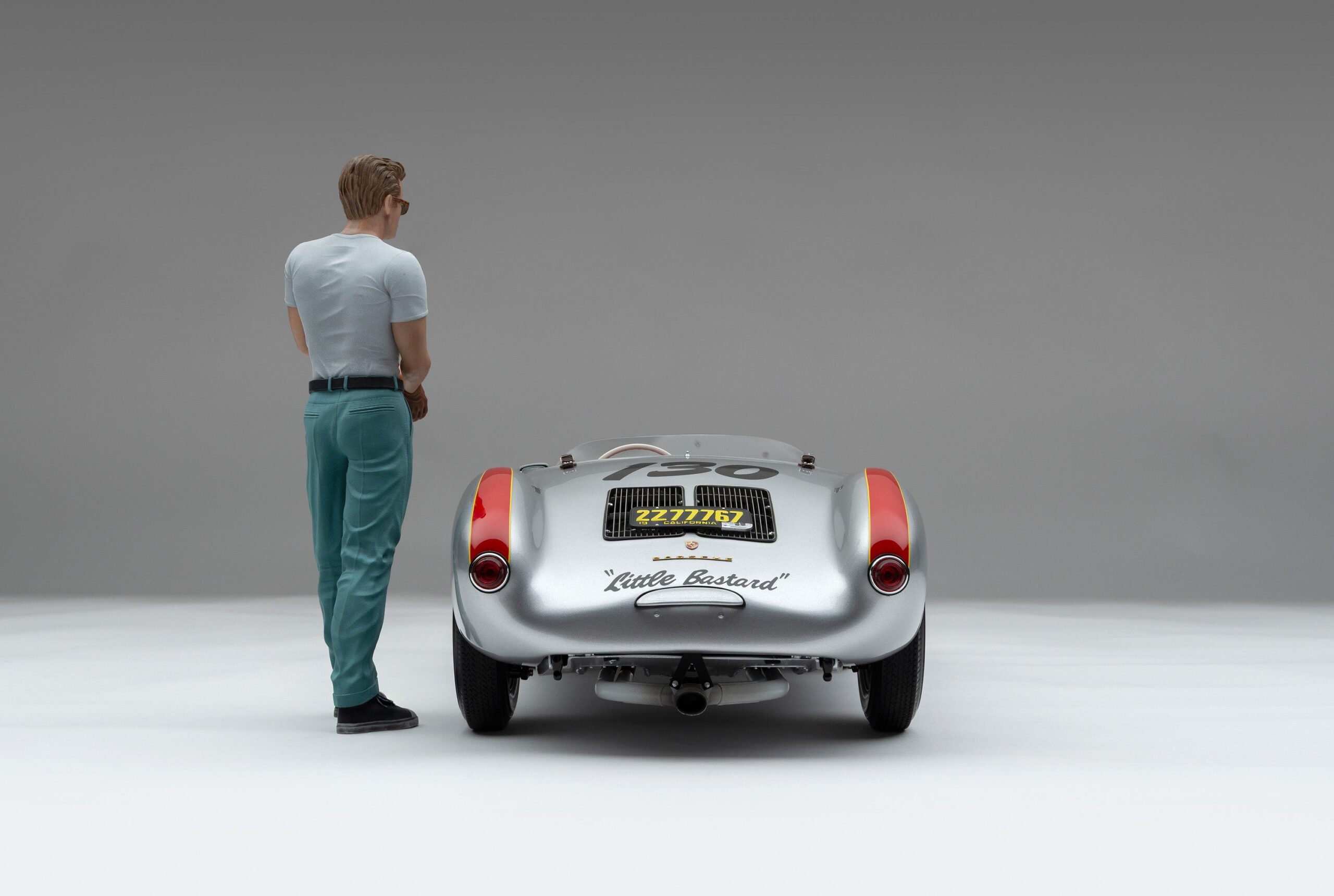 Amalgam Porsche 550 RS Spyder 'Little Bastard' (1955) James Dean Figure Edition - Silber | 1:8 - Image 16