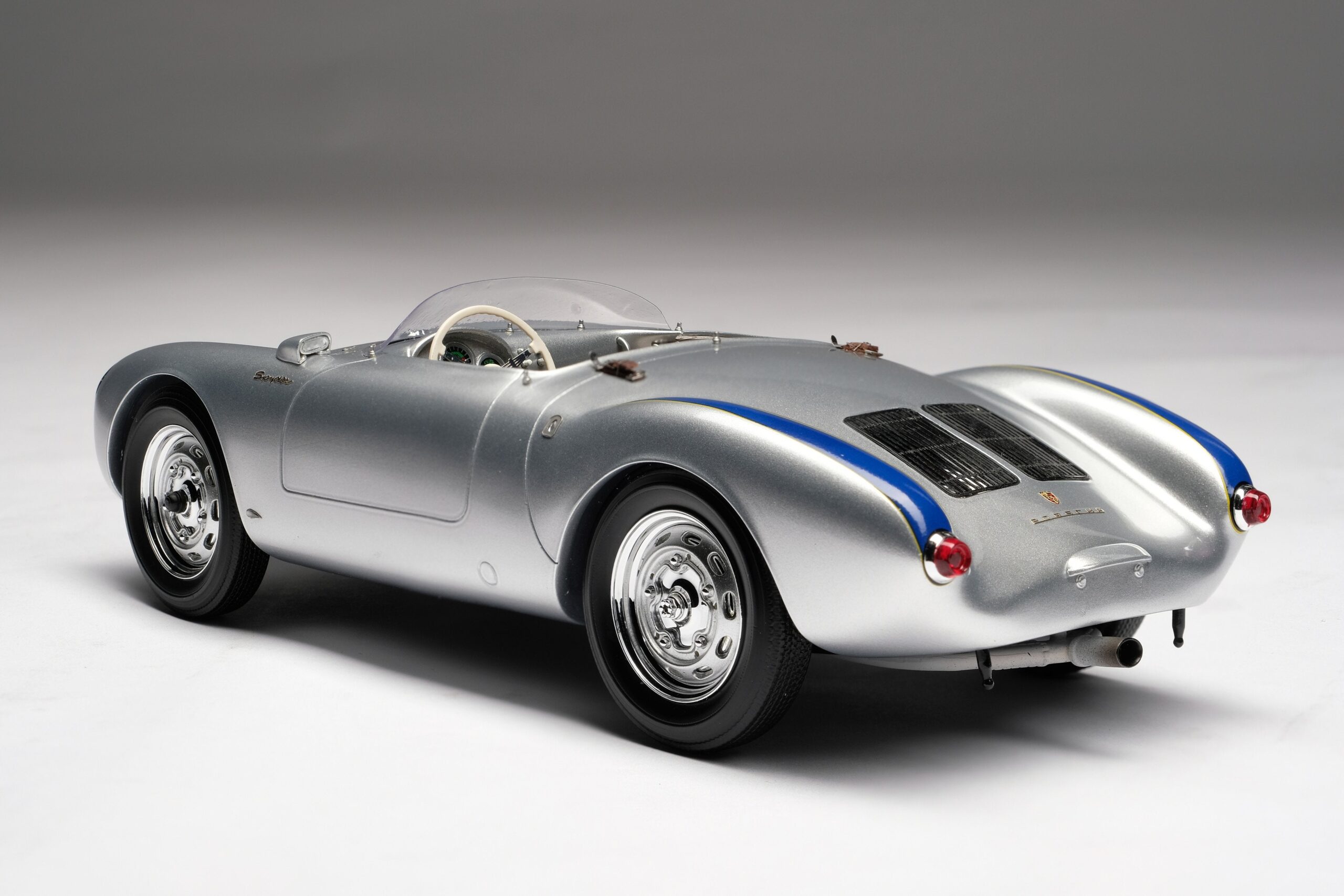 Amalgam Porsche 550 RS Spyder - Silber | 1:18 - Image 11