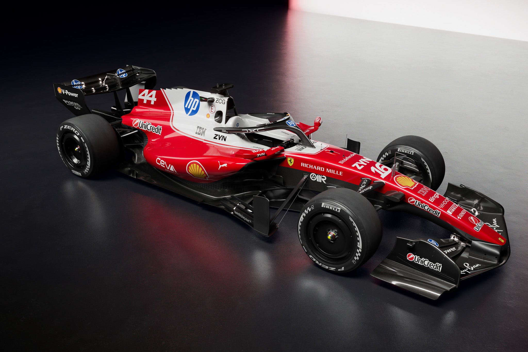 Amalgam Ferrari SF-26 2026 Chinese Grand Prix - Lewis Hamilton - Rot | 1:8 - Imagen 6