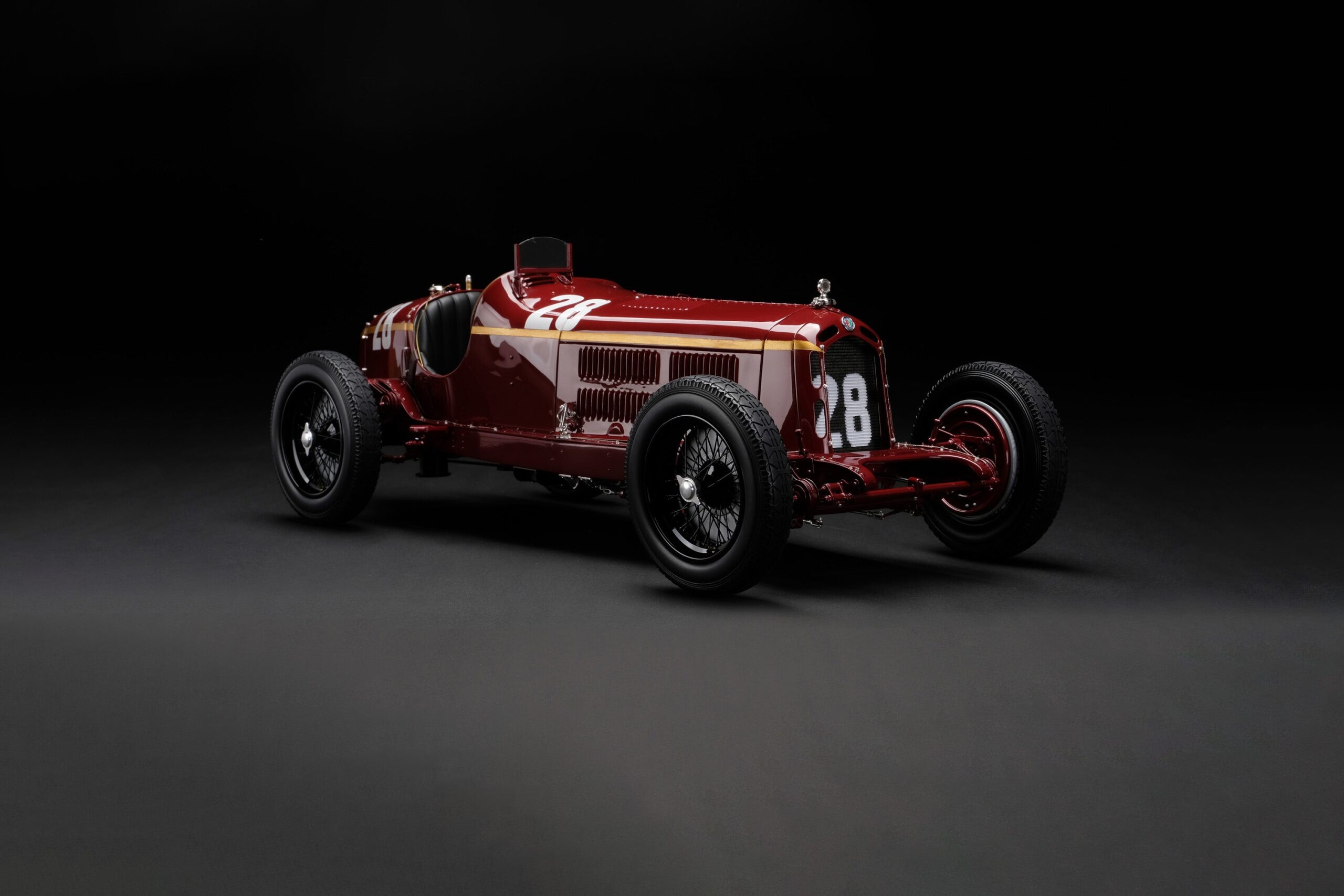 Amalgam Alfa Romeo 8C 2300 "Monza" 1932 Monaco Grand Prix Winner - Tazio Nuvolari - Rot | 1:8 - Image 2