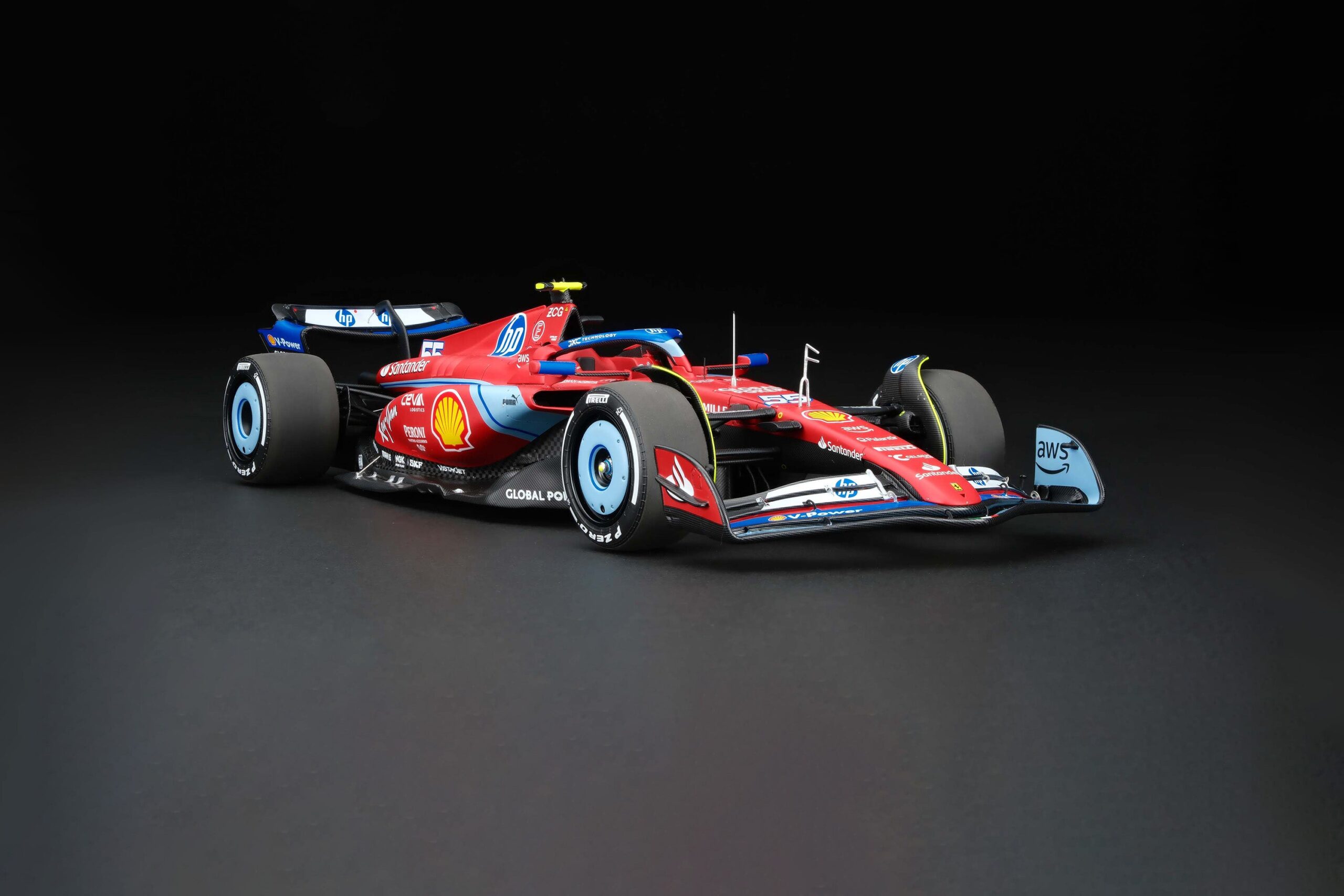 Amalgam Ferrari SF-24 2024 Miami Grand Prix - Rot | 1:18 – Bild 31