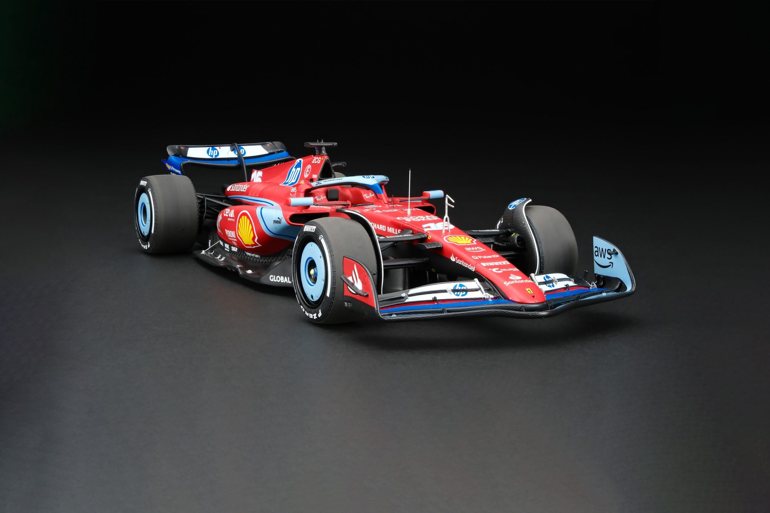 Amalgam Ferrari SF-24 2024 Miami Grand Prix - Rot | 1:18 – Bild 2