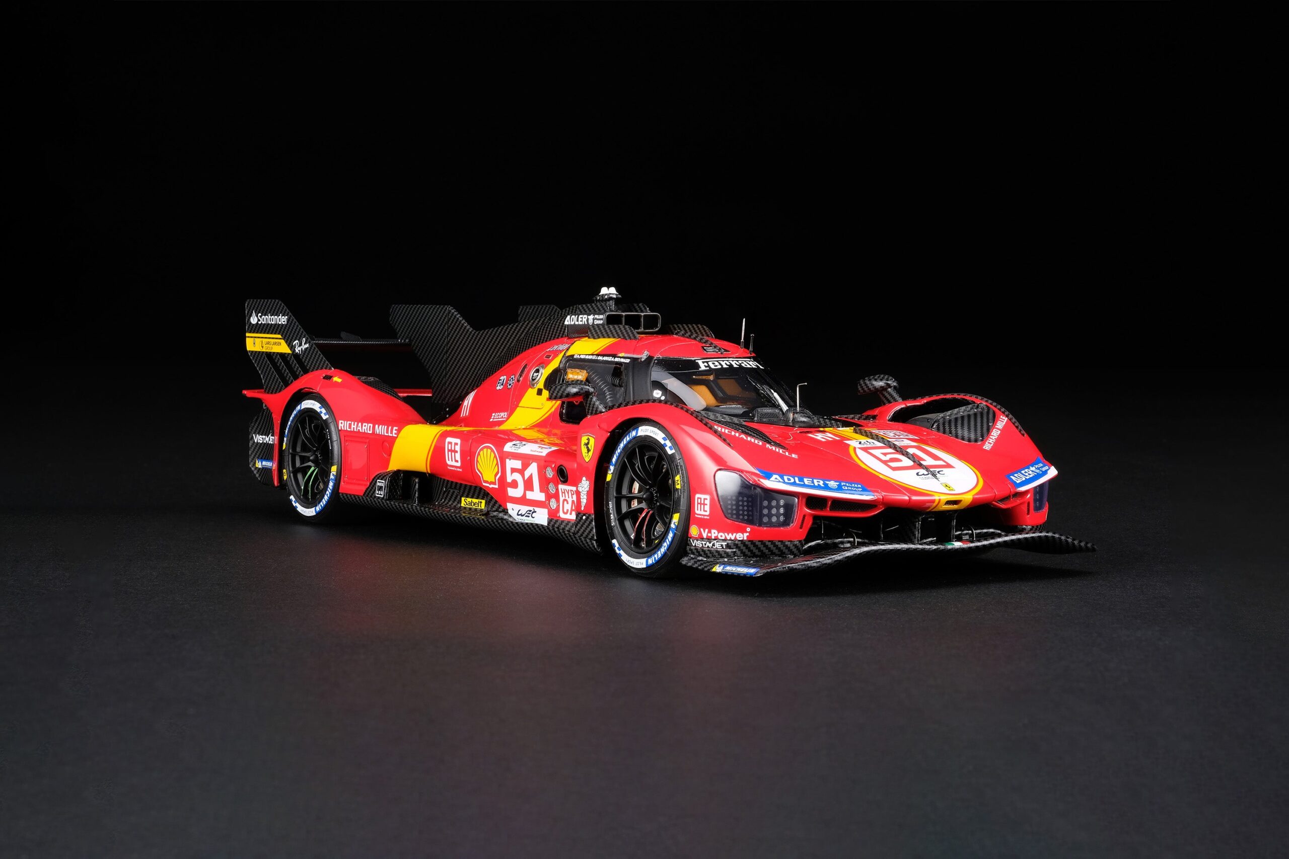 Amalgam Ferrari 499P 2023 Le Mans Winner #51 - Rot | 1:18 - 画像2