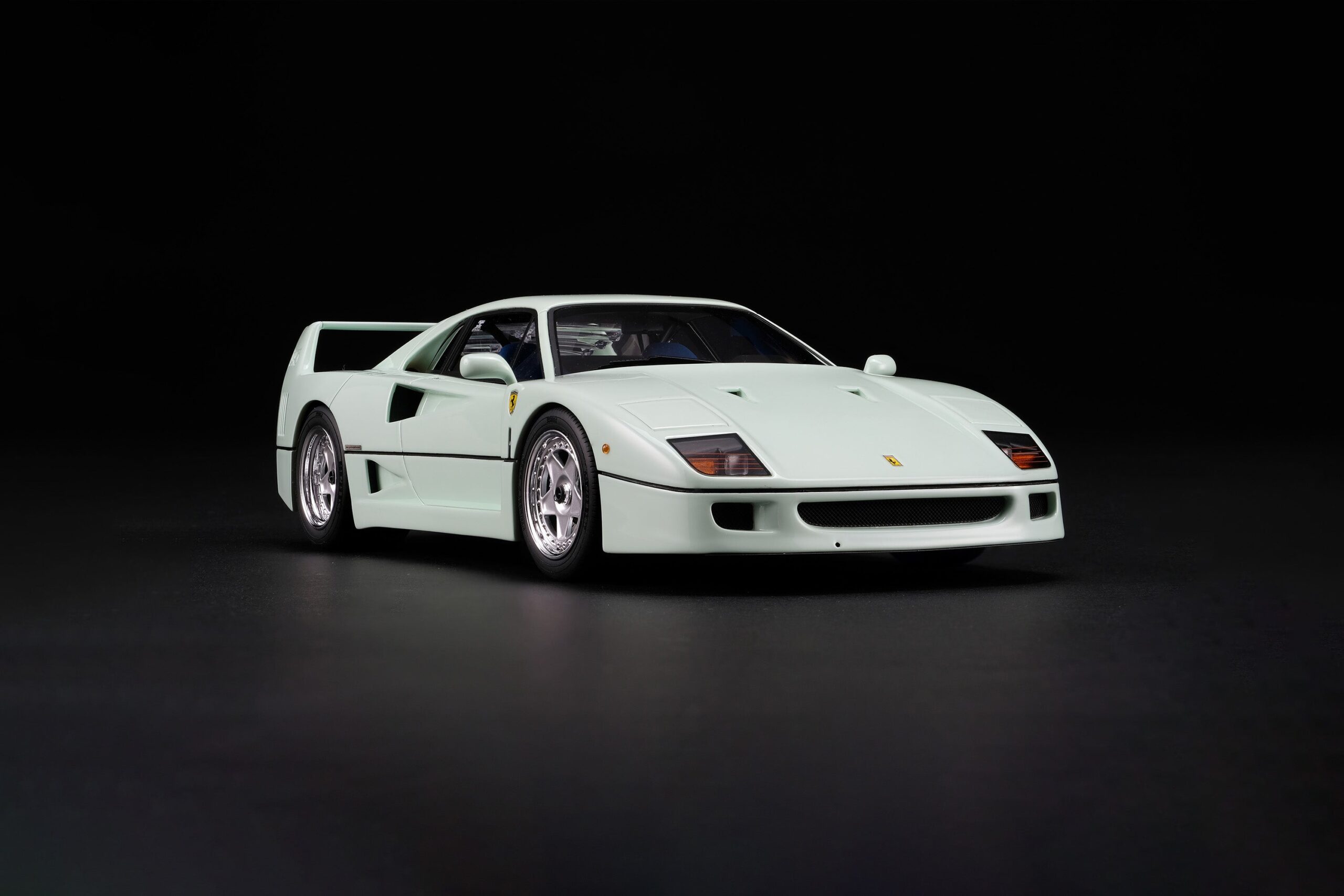 Amalgam Ferrari F40 Schaltkulisse 'Minty Forty' - Mintgrün | 1:18 - 画像2