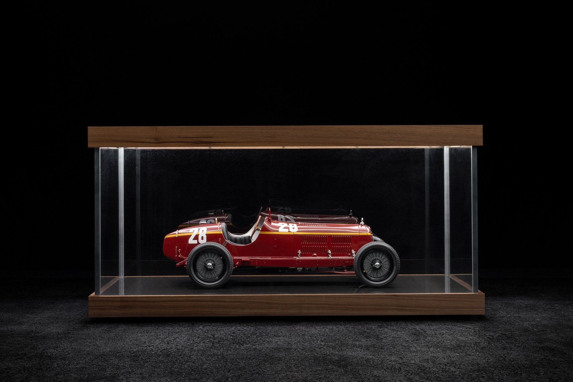 Amalgam Illuminated Walnut Display Cabinet | 1:8