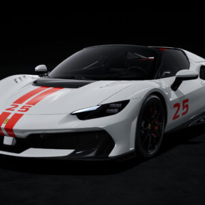 MR Collection Ferrari 296 Speciale A - Arctic White with Livery | 1:18