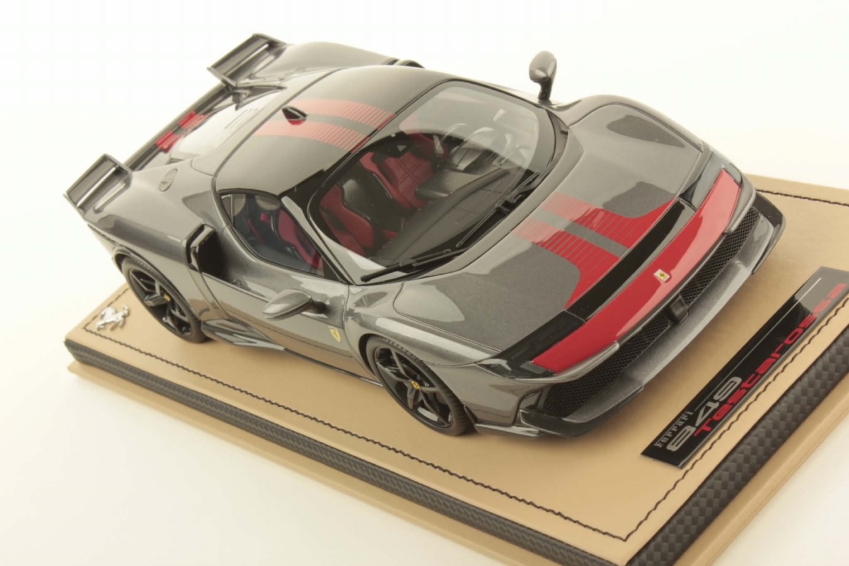 MR Collection Ferrari 849 Testarossa - Grey GTS Assetto Fiorano | 1:18 - Image 3