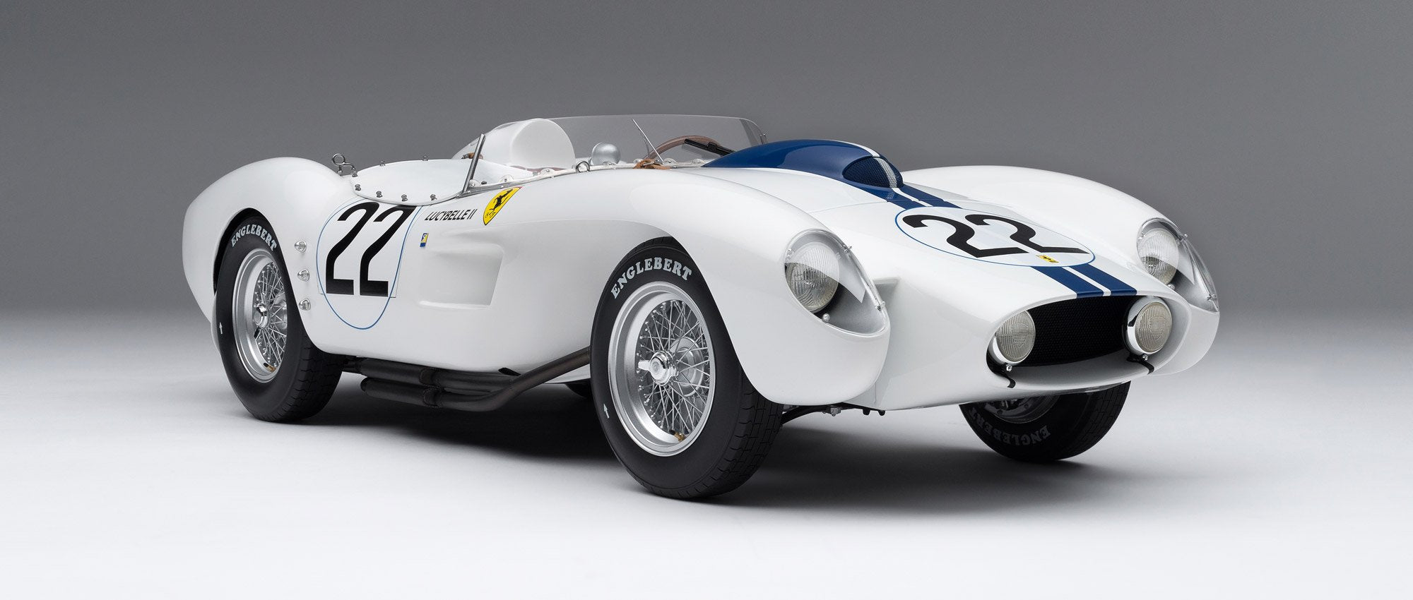 Amalgam Ferrari 250 TR 1958 Le Mans "Lucybelle II" - Weiß | 1:8 – Bild 2