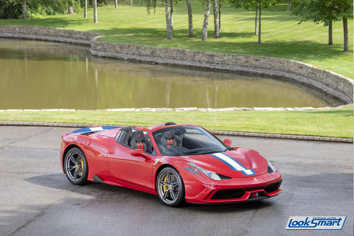 MR Collection Ferrari 458 Speciale A - Rosso Corsa with NART Livery | 1:12