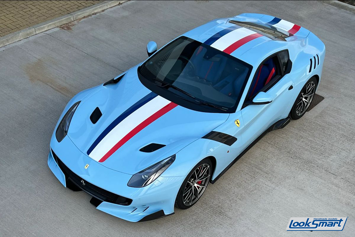 MR Collection Ferrari F12tdf - Azzurro La Plata with French Livery | 1:12