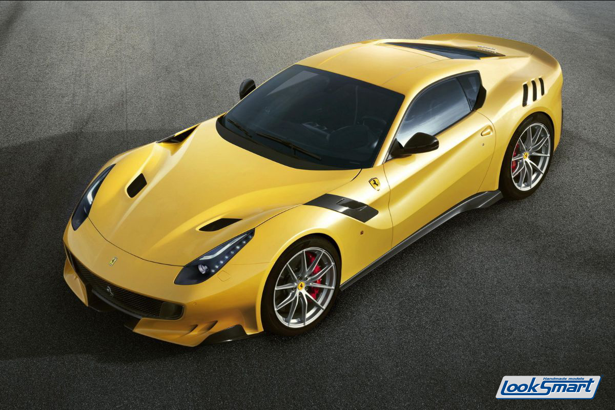 MR Collection Ferrari F12tdf - Triple Layer Yellow | 1:12