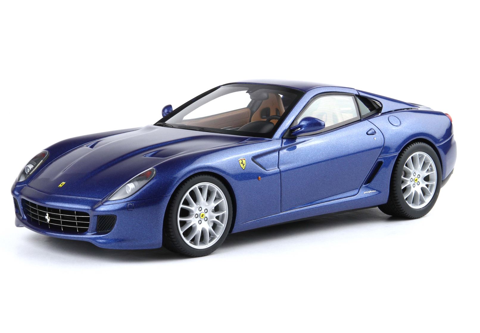 BBR Ferrari 599 GTB Fiorano 2006 Manual Transmission - Blu Mirabeau | 1:18 - Image 3