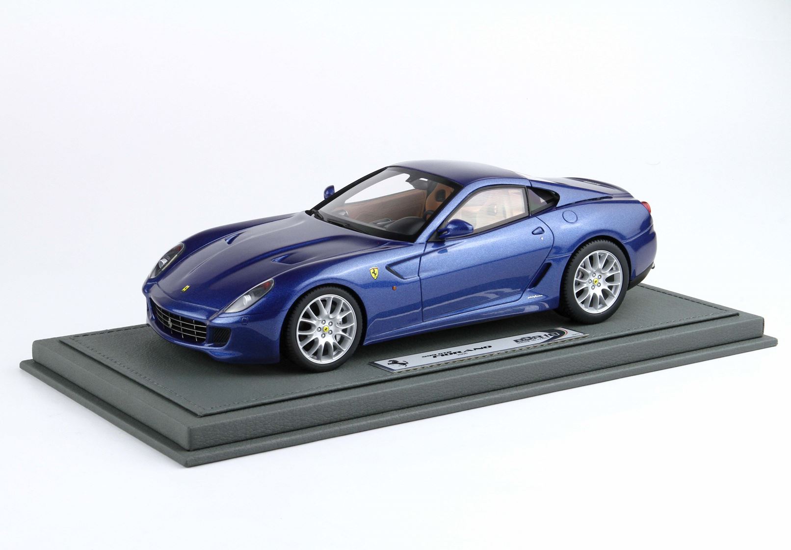BBR Ferrari 599 GTB Fiorano 2006 Manual Transmission - Blu Mirabeau | 1:18