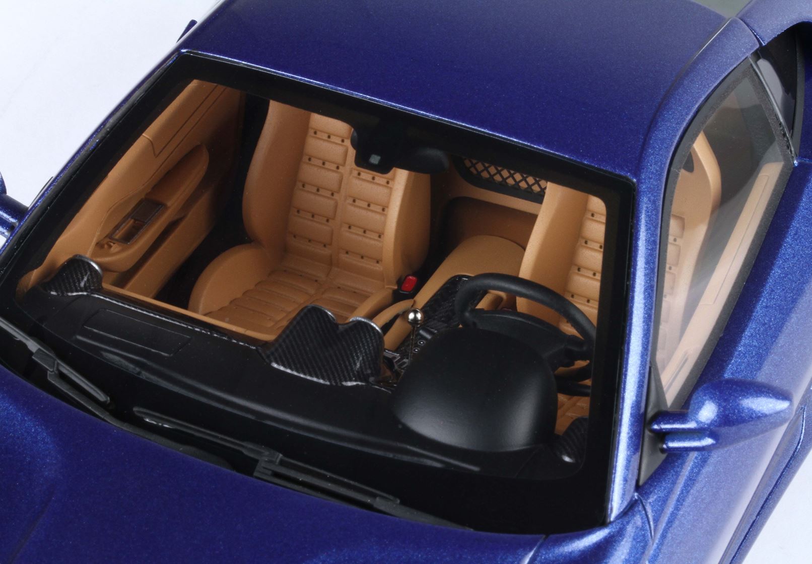 BBR Ferrari 599 GTB Fiorano 2006 Manual Transmission - Blu Mirabeau | 1:18 - Image 6