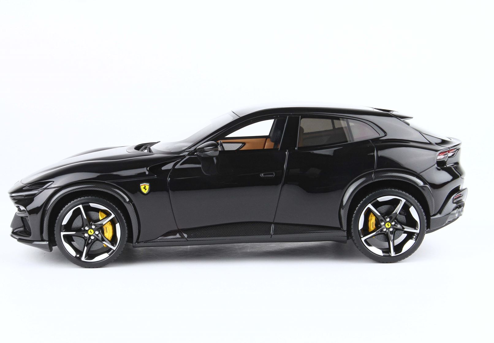 BBR Ferrari Purosangue Panoramic Roof & Carbon Pack - Purosangue Black | 1:18 - Image 5