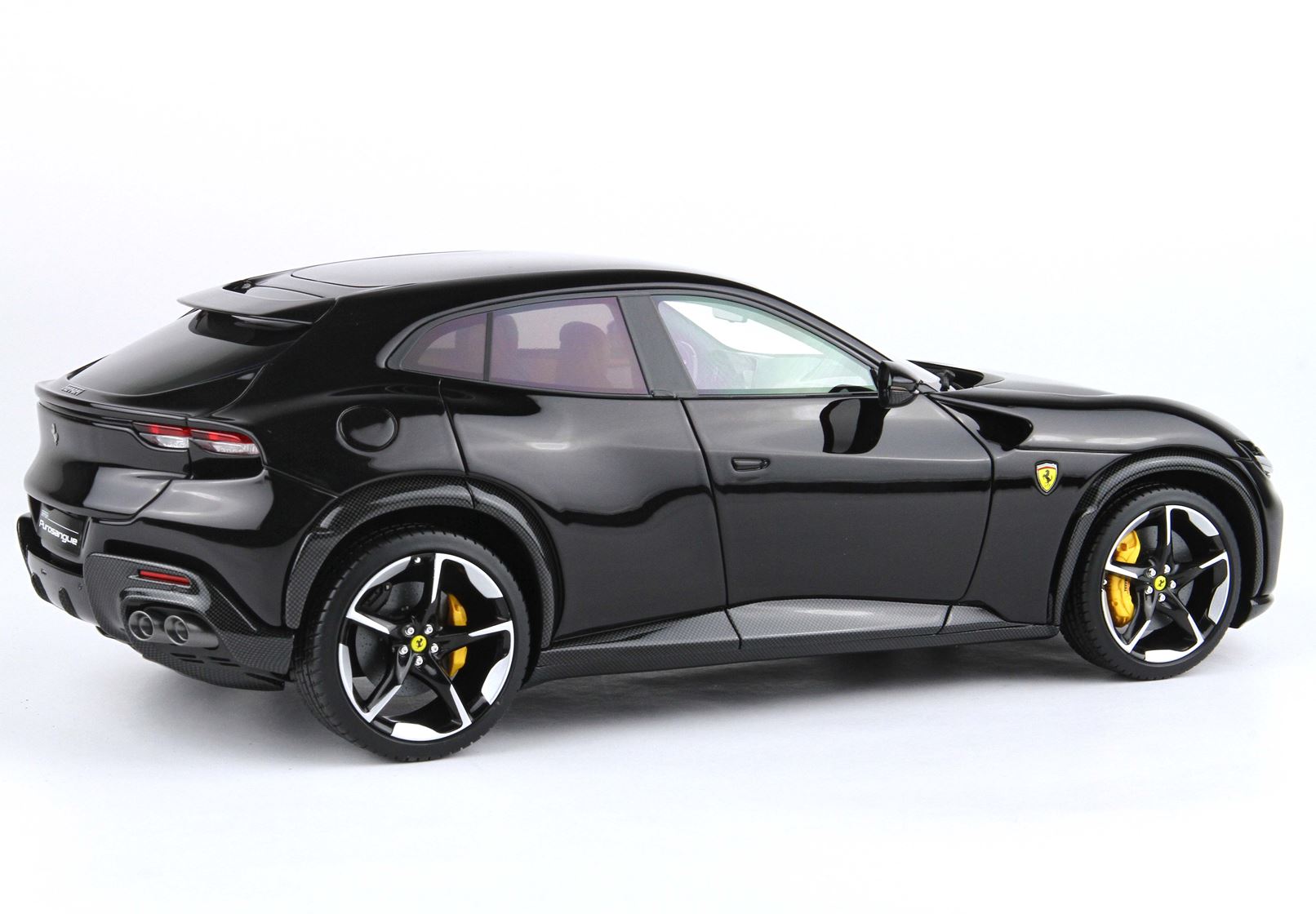 BBR Ferrari Purosangue Panoramic Roof & Carbon Pack - Purosangue Black | 1:18 - Image 3