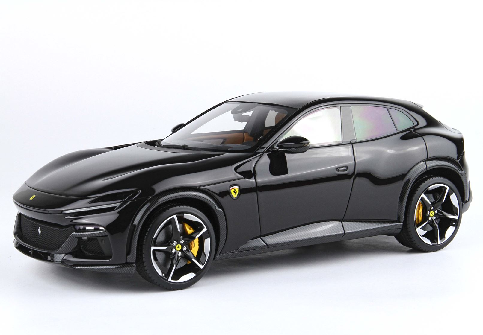 BBR Ferrari Purosangue Panoramic Roof & Carbon Pack - Purosangue Black | 1:18 - Image 4