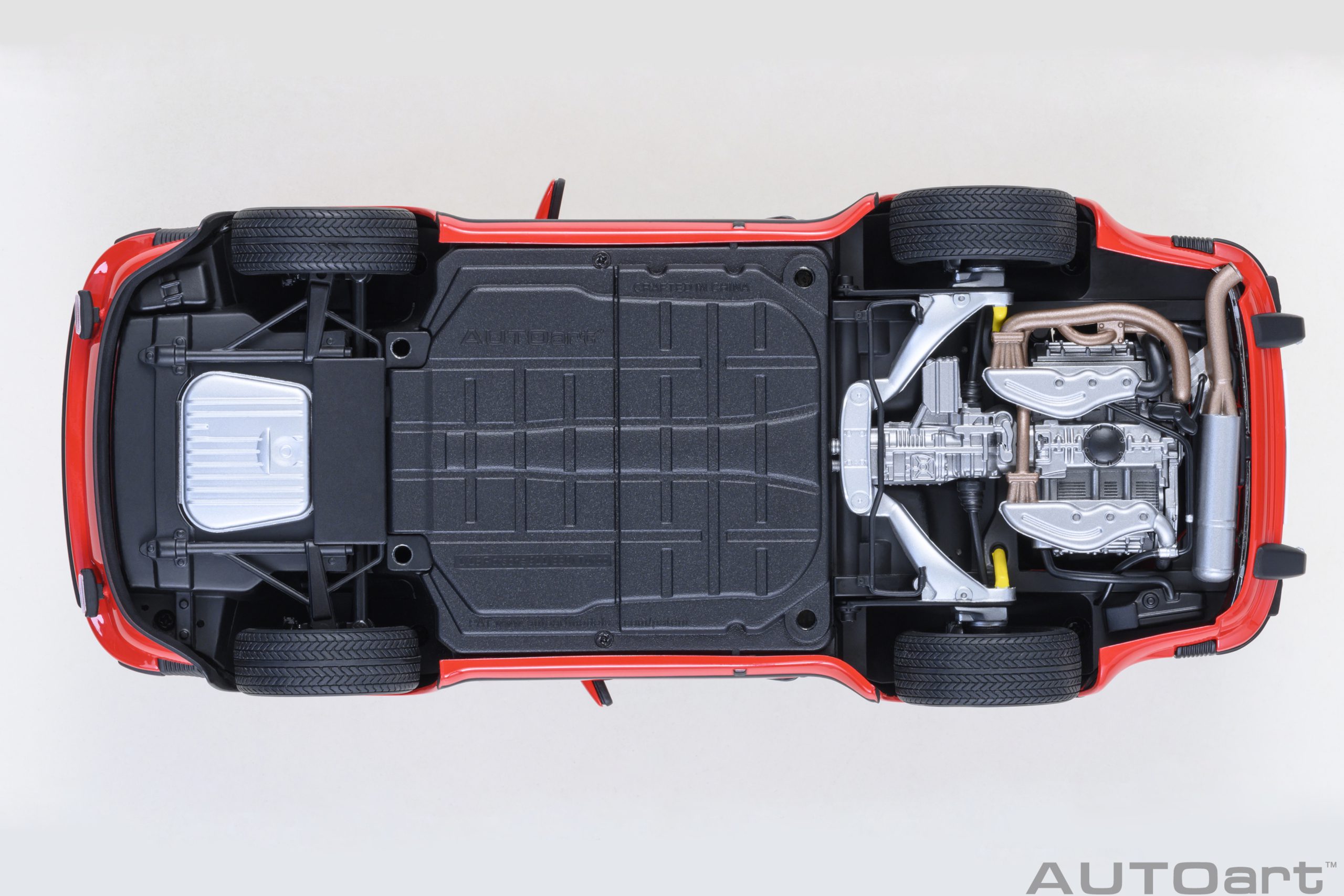 AUTOart Porsche 911 Turbo 3.0 (930) 1:18 - Guards Red – Bild 8