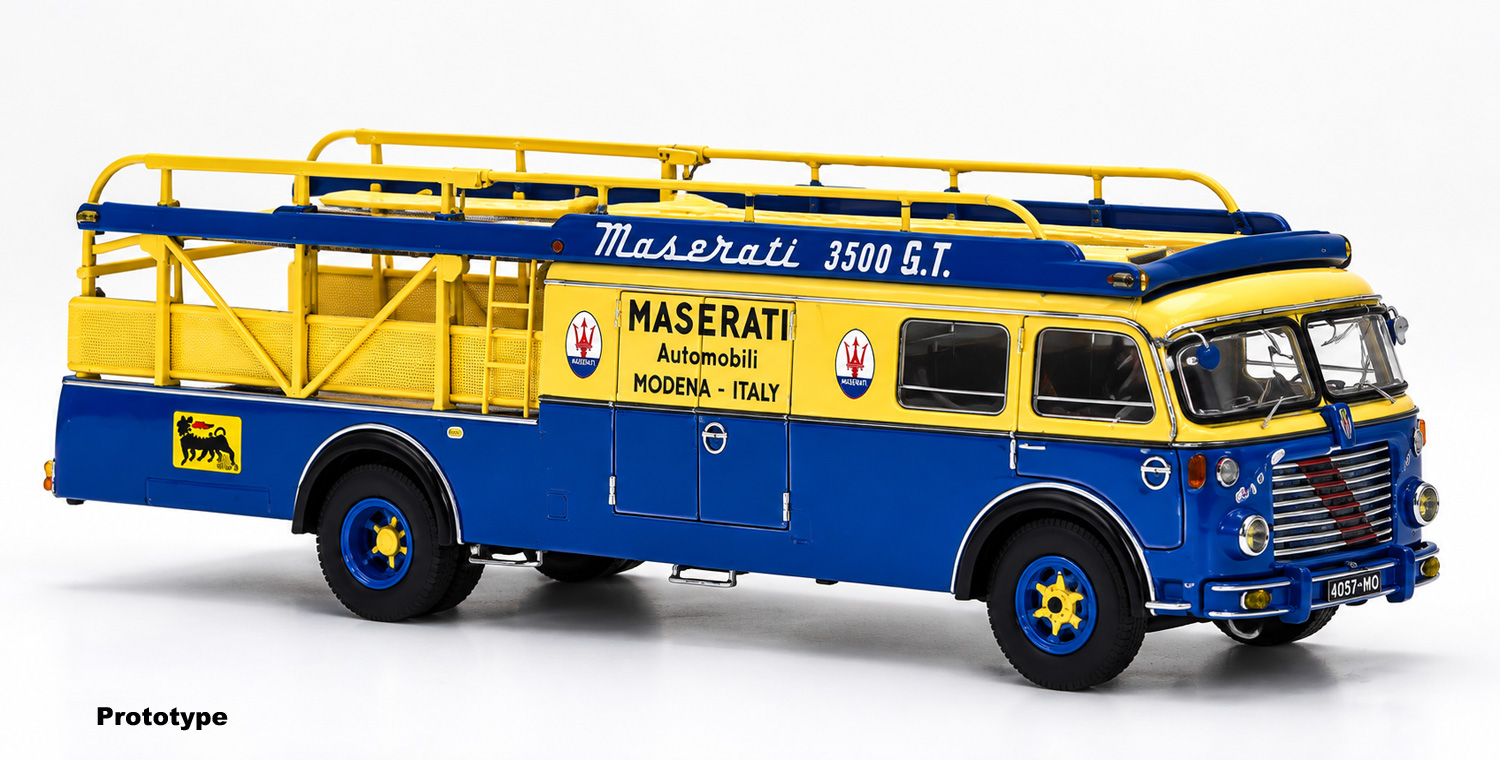 CMC Maserati Transporter, Fiat 642 RN2 Bartoletti, 1957 Version 2024 - 1/64